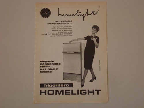 Advertising pubblicità 1959 - advertising,
