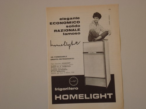 Advertising pubblicità 1959 - advertising,