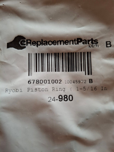 Ryobi homelight piston - ryobi/homelight, ring